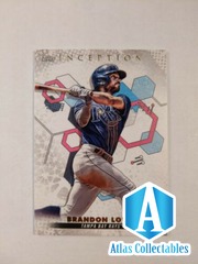 2022 Topps Inception Base Card #10 Brandon Lowe - Tampa Bay Rays